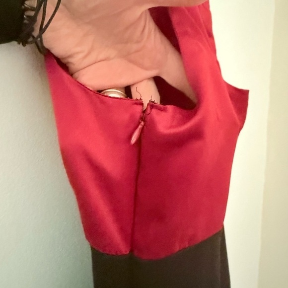 New with tags red and black sleeveless party dress - Picture 5 of 15